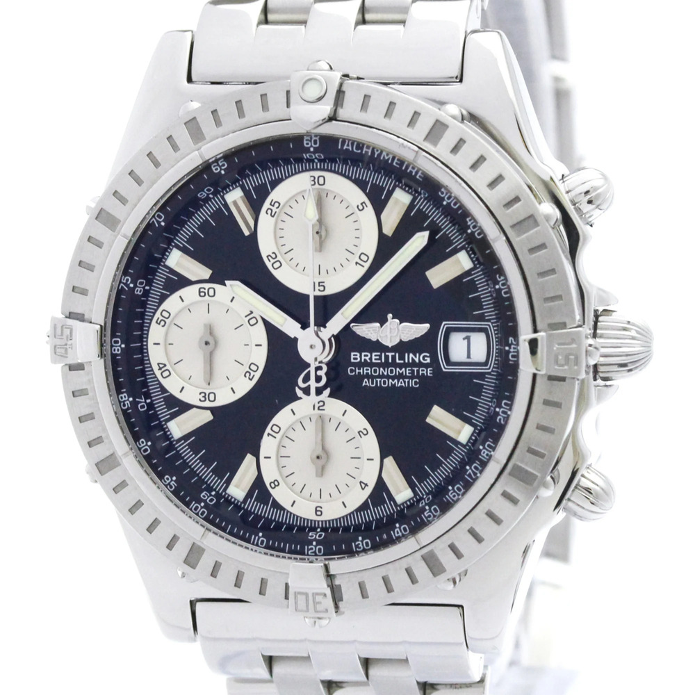 BREITLING Chronomat Steel Automatic Mens Watch A13352 Polished